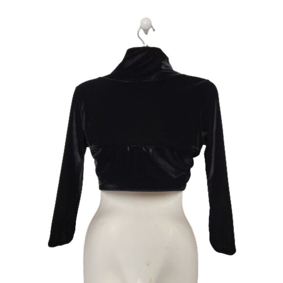 BLACK Velvet Bolero Jacket - NWOT - Picture 3 of 9
